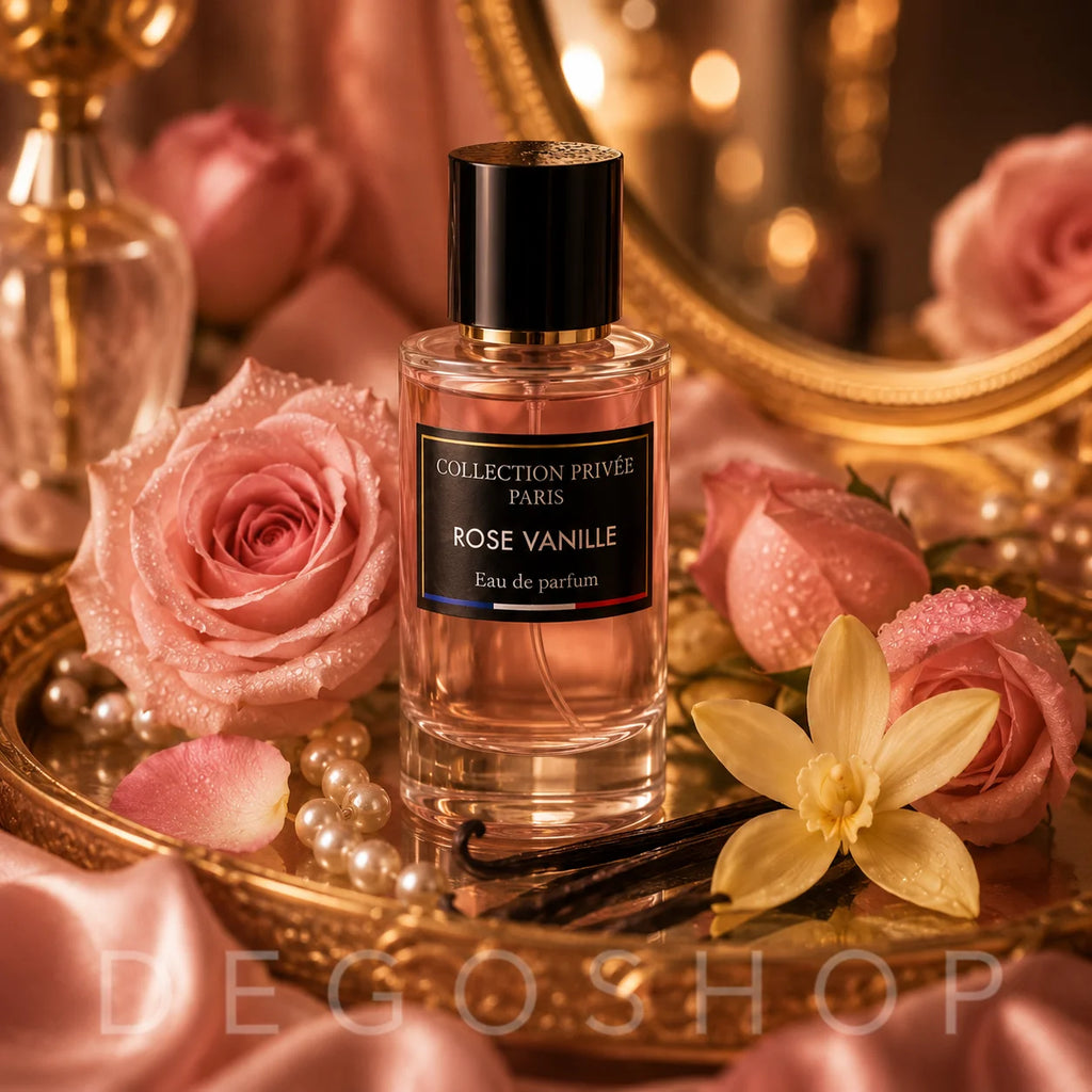 Eau de Parfum Vanille & Fleur de Rose 50ml — Floral Gourmand