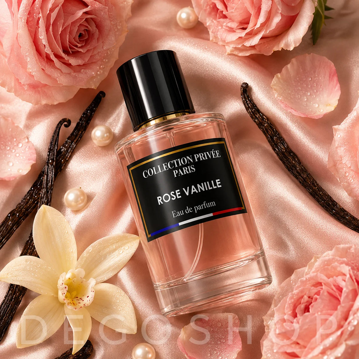 Eau de Parfum Vanille & Fleur de Rose 50ml — Floral Gourmand