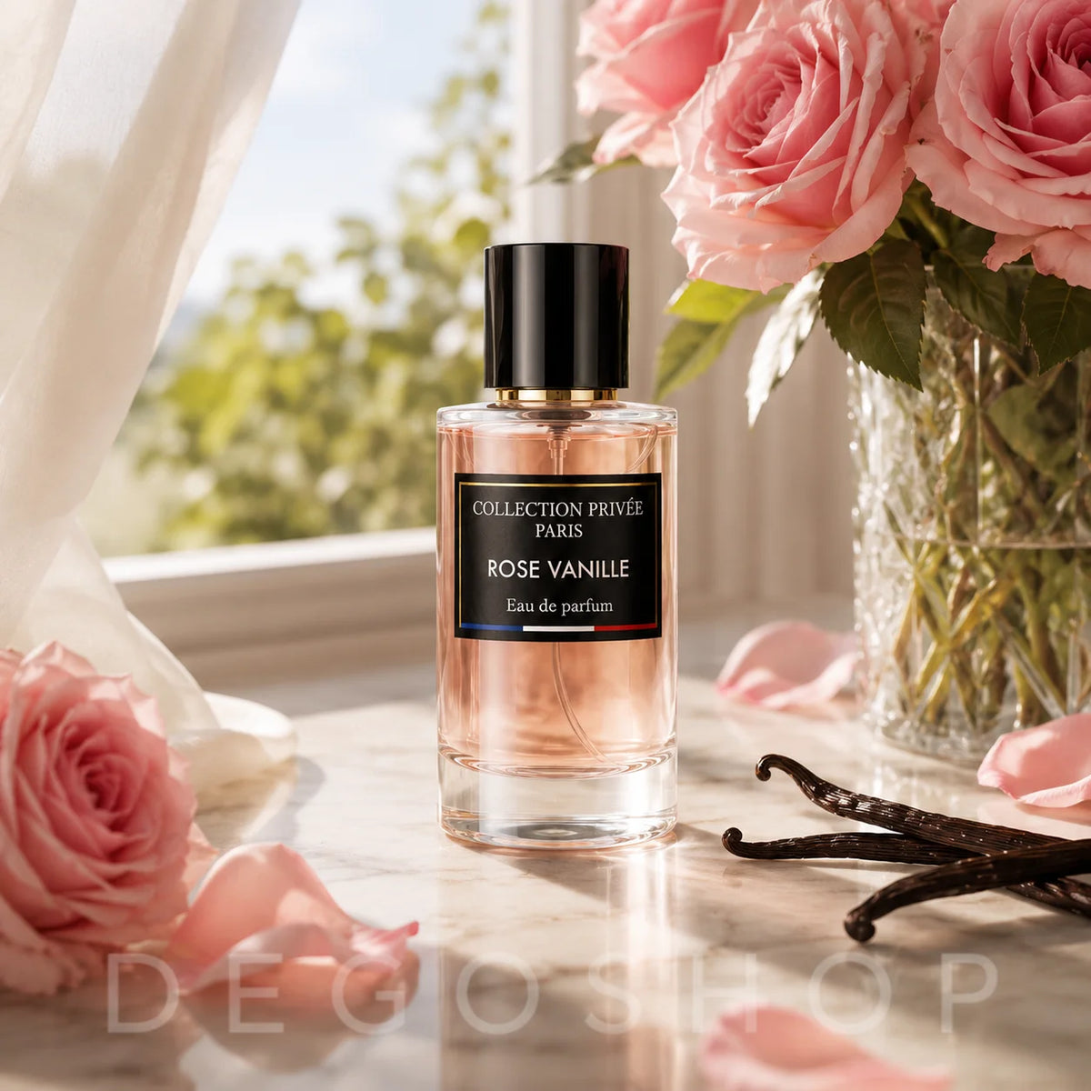 Eau de Parfum Vanille & Fleur de Rose 50ml — Floral Gourmand
