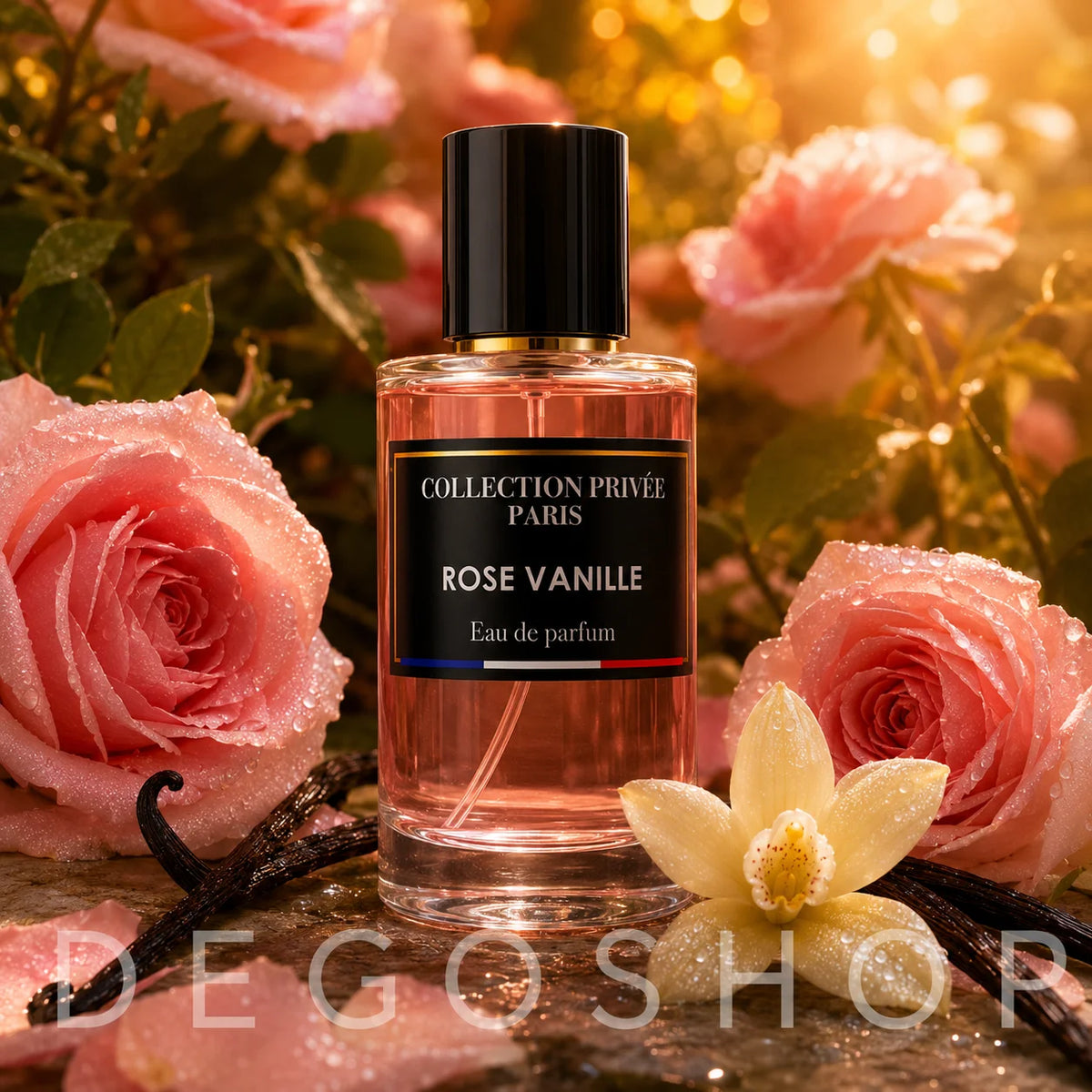 Eau de Parfum Vanille & Fleur de Rose 50ml — Floral Gourmand