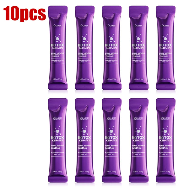 Masque Kératine Réparateur Instantané — Cheveux Abîmés & Frisottis