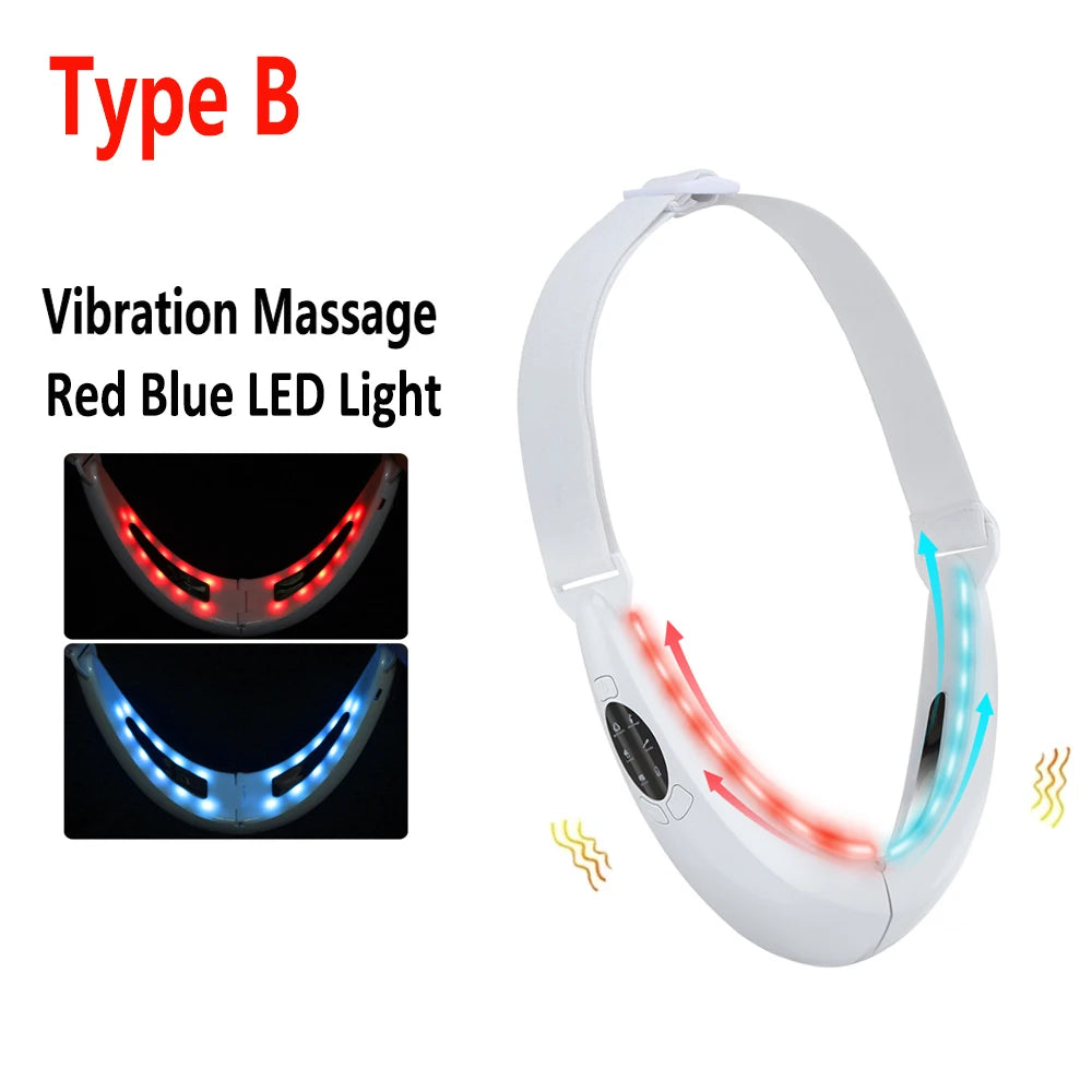 Appareil de Lifting Visage Électrique — 6 Modes, Anti Double-Menton