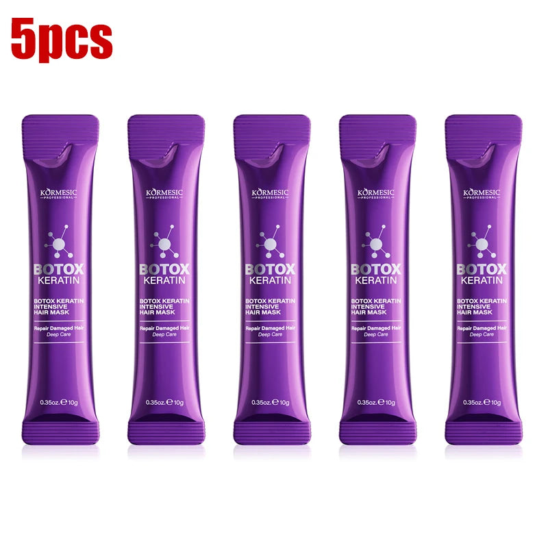 Masque Kératine Réparateur Instantané — Cheveux Abîmés & Frisottis