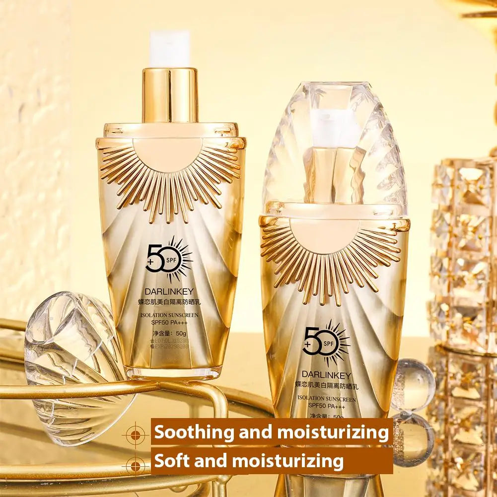 Crème Solaire Visage SPF 50+ 5 en 1 — Hydratante & Teintée