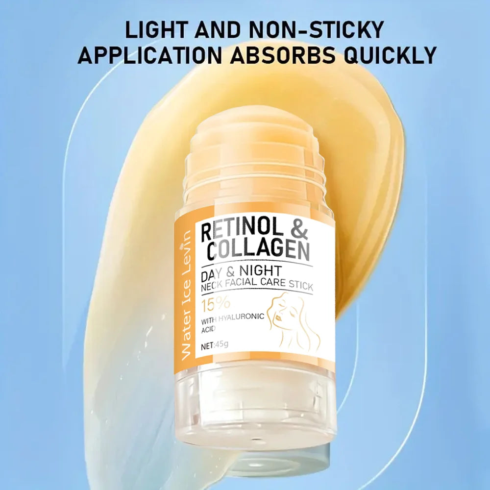 Stick Rétinol & Collagène Visage-Cou — Fermeté & Acide Hyaluronique
