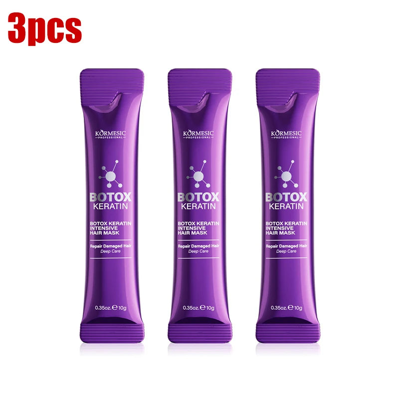 Magic Keratin Hair Mask: an instant repairing treatment for damaged, frizz-prone hair. Deeply nourishes and hydrates for soft, smooth, and shiny hair.