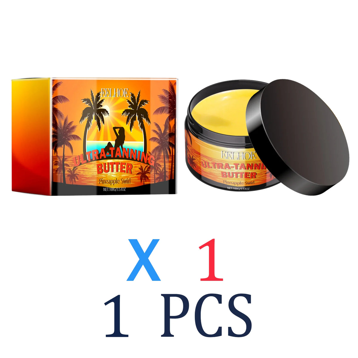 Gel Bronzant Intense Huile de Coco & Carotte — Effet Sun-Kissed